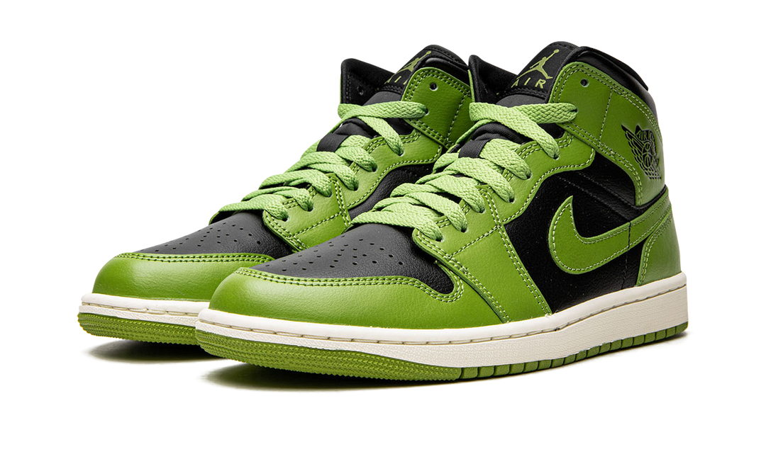 AIR JORDAN 1 MID BLACK GREEN
