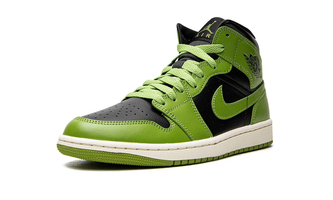 AIR JORDAN 1 MID BLACK GREEN