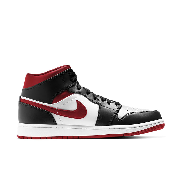 AIR JORDAN 1 MID BLACK GYM RED