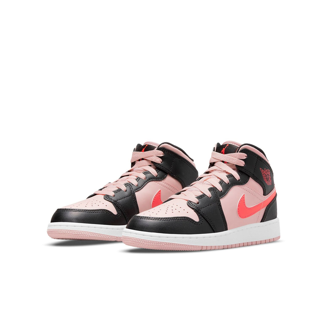 AIR JORDAN 1 MID BLACK PINK GS