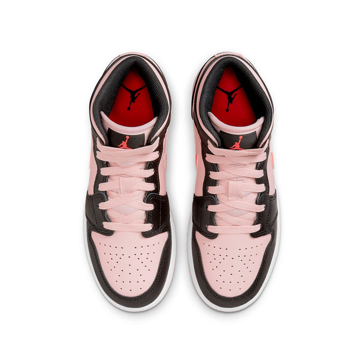 AIR JORDAN 1 MID BLACK PINK GS