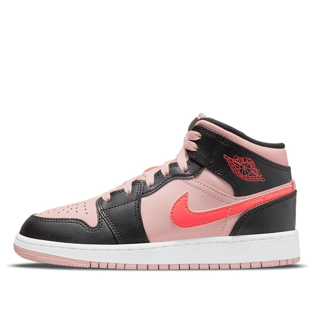 AIR JORDAN 1 MID BLACK PINK GS