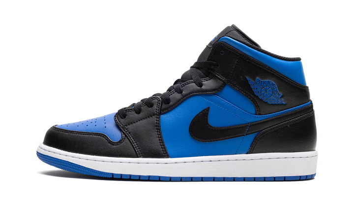 AIR JORDAN 1 MID BLACK ROYAL BLUE