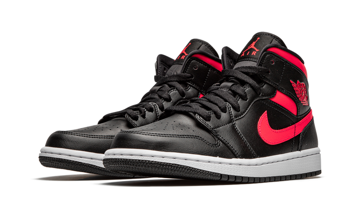 AIR JORDAN 1 MID BLACK SIREN RED WOMENS