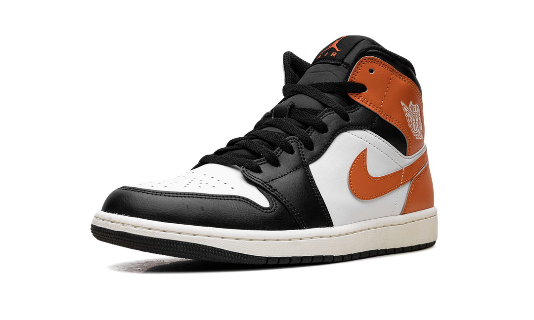 AIR JORDAN 1 MID BLACK TOE STARFISH