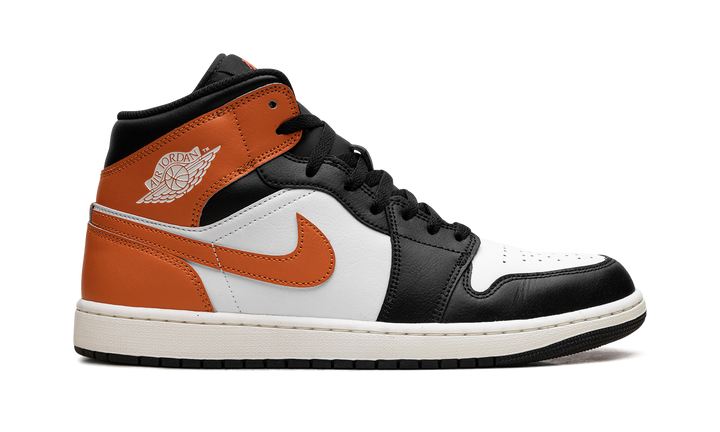 AIR JORDAN 1 MID BLACK TOE STARFISH