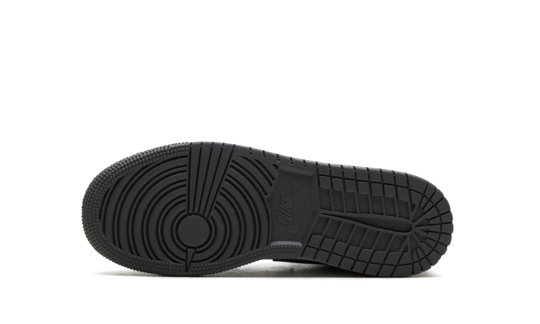 AIR JORDAN 1 MID BLACK WHITE IRON GREY GS