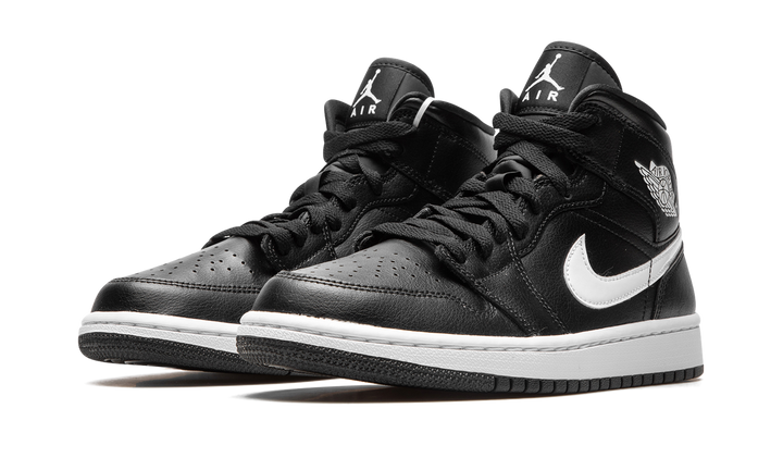 AIR JORDAN 1 MID BLACK WHITE WOMENS