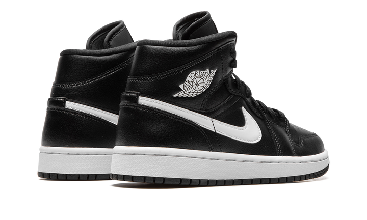 AIR JORDAN 1 MID BLACK WHITE WOMENS