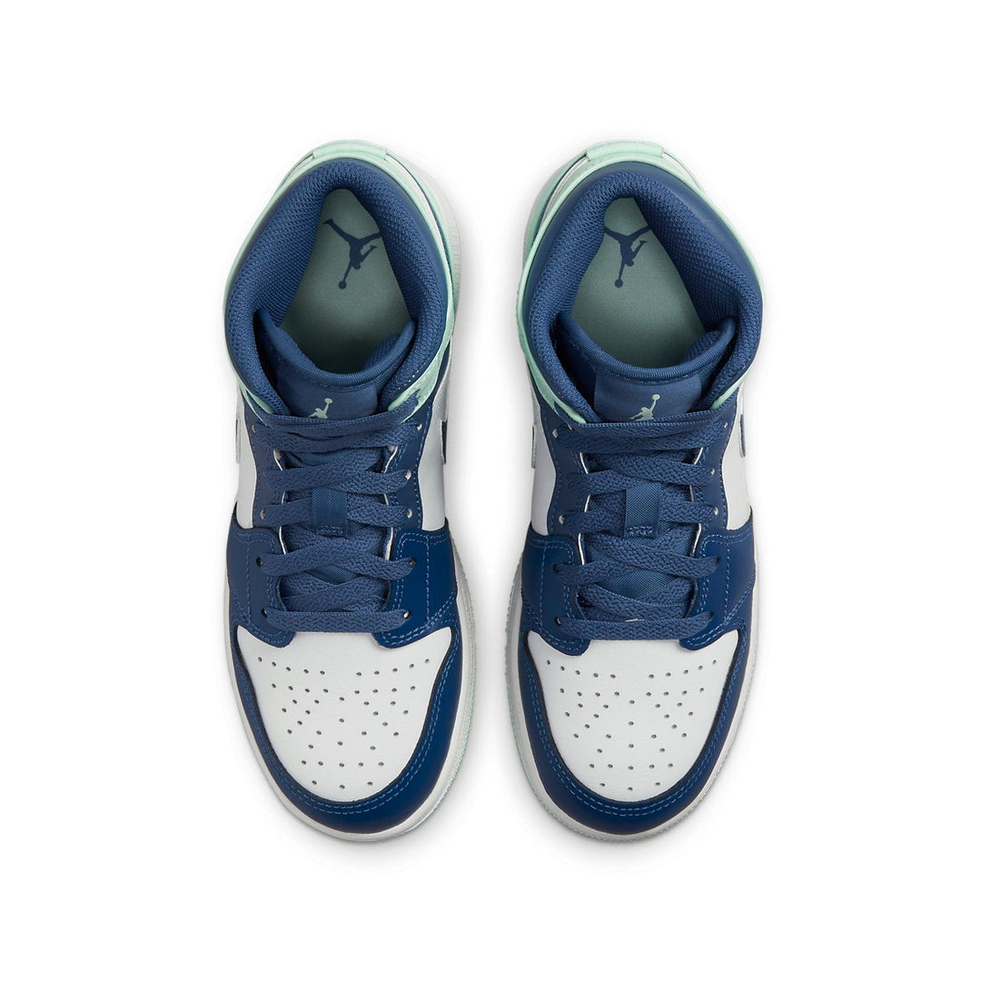 AIR JORDAN 1 MID BLUE MINT GS