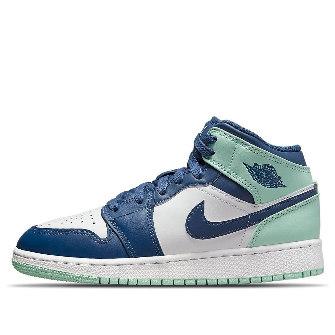 AIR JORDAN 1 MID BLUE MINT GS