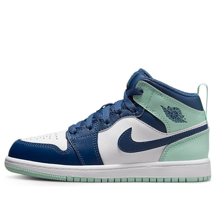 AIR JORDAN 1 MID BLUE MINT PS