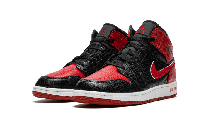 AIR JORDAN 1 MID BRED TEXT GS