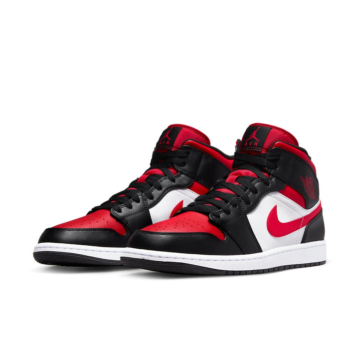 AIR JORDAN 1 MID BRED TOE WHITE