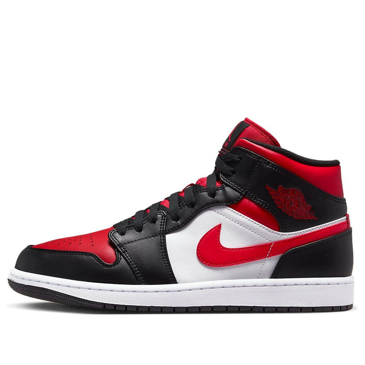 AIR JORDAN 1 MID BRED TOE WHITE