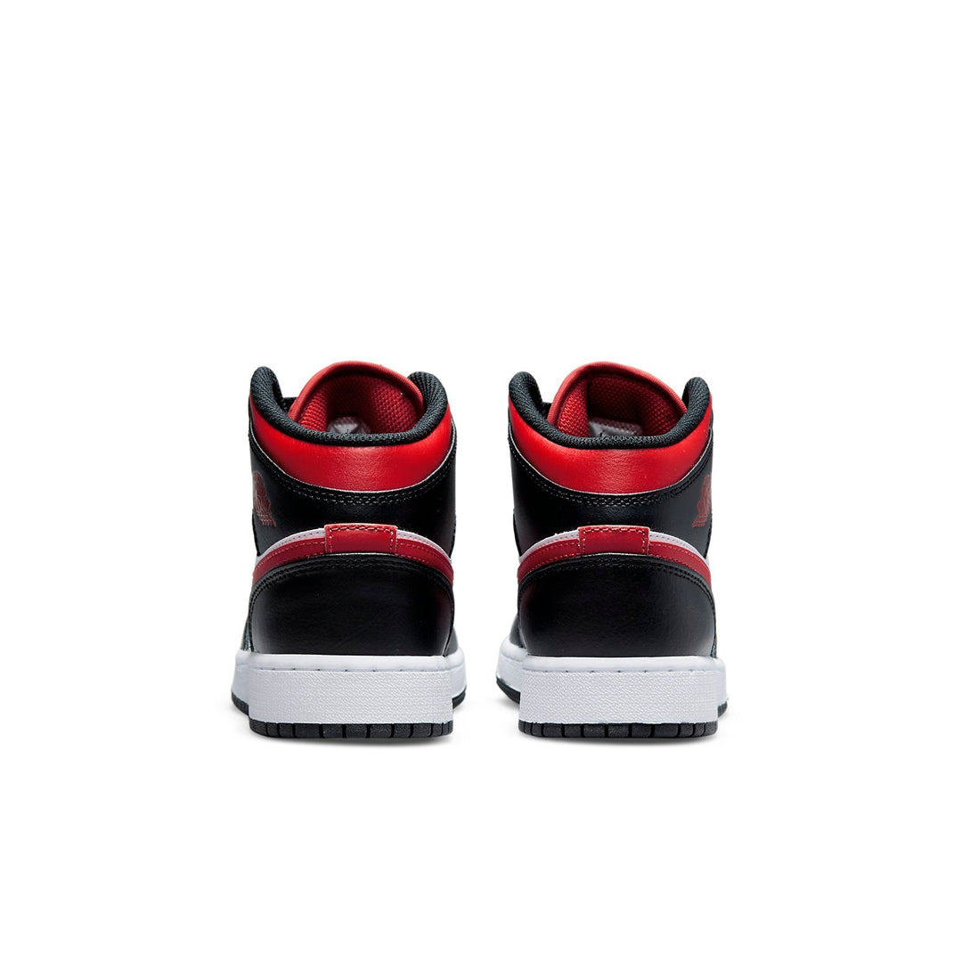 AIR JORDAN 1 MID BRED TOE WHITE GS