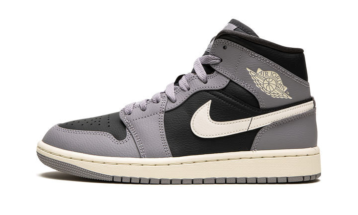 AIR JORDAN 1 MID CEMENT GREY WOMENS