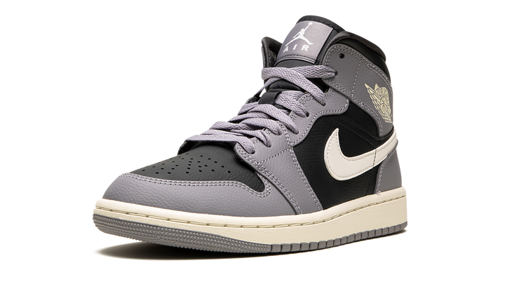AIR JORDAN 1 MID CEMENT GREY WOMENS