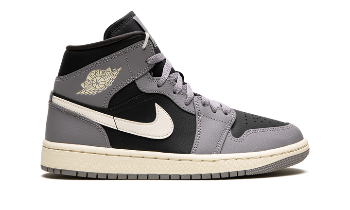 AIR JORDAN 1 MID CEMENT GREY WOMENS