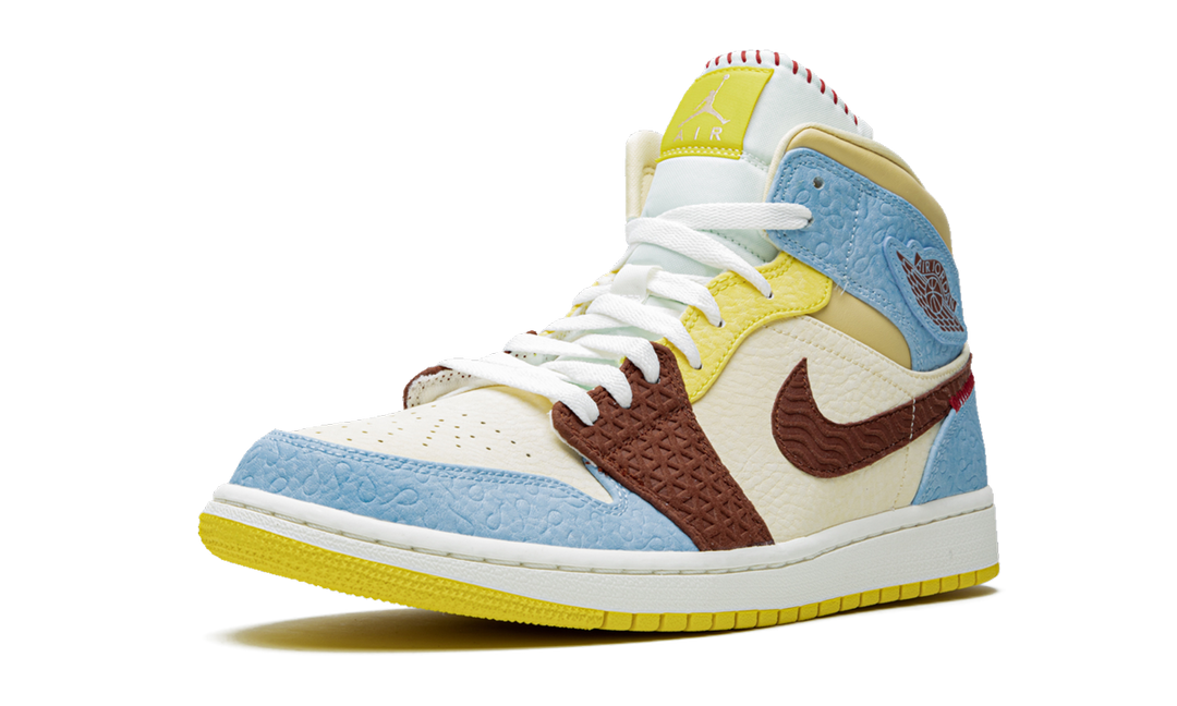 AIR JORDAN 1 MID CHATEAU ROUGE FEARLESS