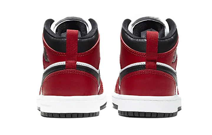 AIR JORDAN 1 MID CHICAGO BLACK TOE PS