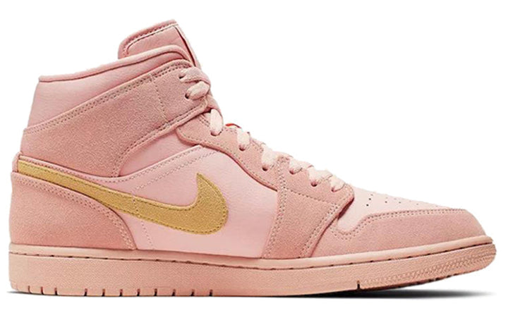 AIR JORDAN 1 MID CORAL GOLD