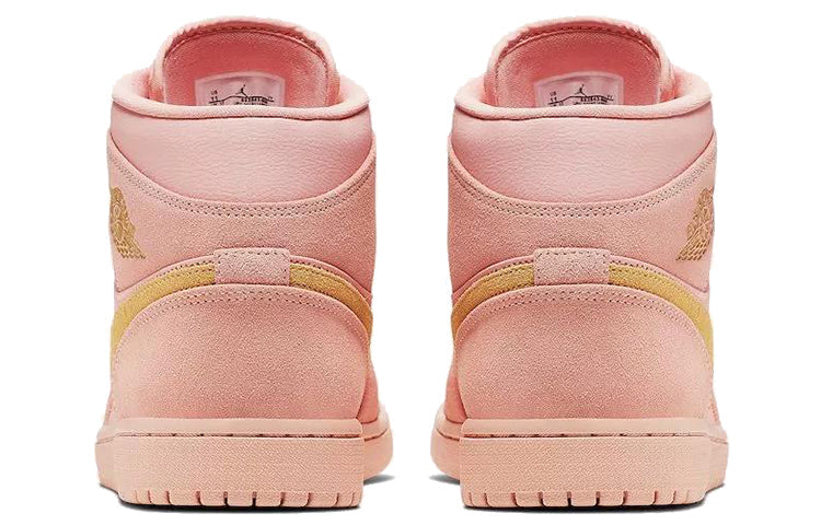 AIR JORDAN 1 MID CORAL GOLD