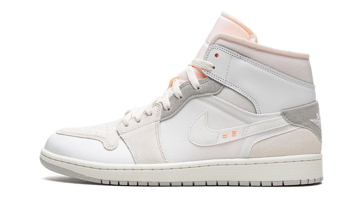 AIR JORDAN 1 MID CRAFT INSIDE OUT WHITE GREY
