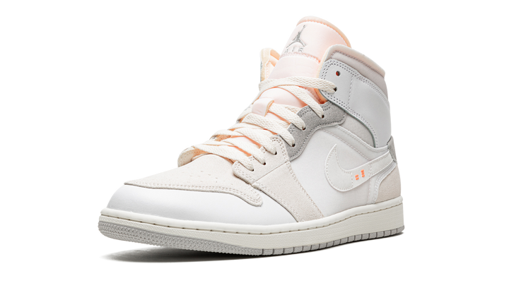 AIR JORDAN 1 MID CRAFT INSIDE OUT WHITE GREY