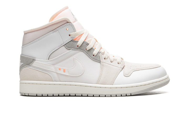 AIR JORDAN 1 MID CRAFT INSIDE OUT WHITE GREY