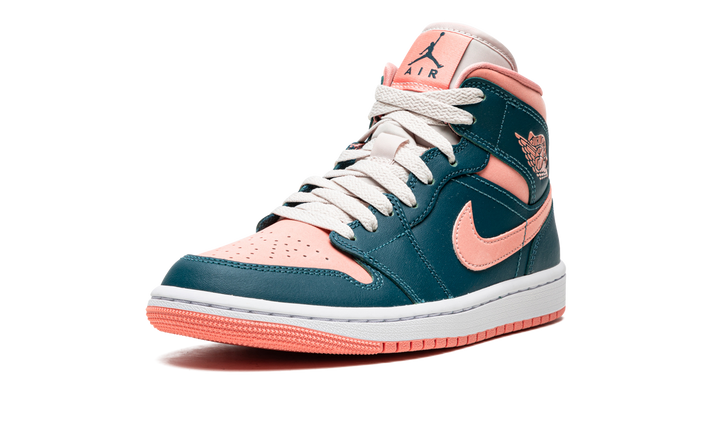 AIR JORDAN 1 MID DARK TEAL GREEN WOMENS