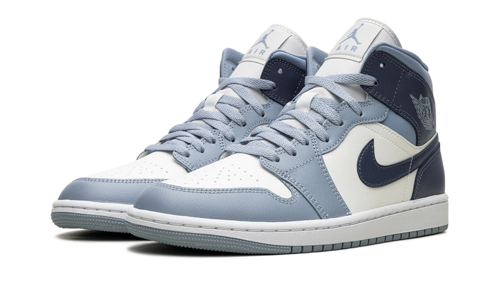 AIR JORDAN 1 MID DIFFUSED BLUE WOMENS