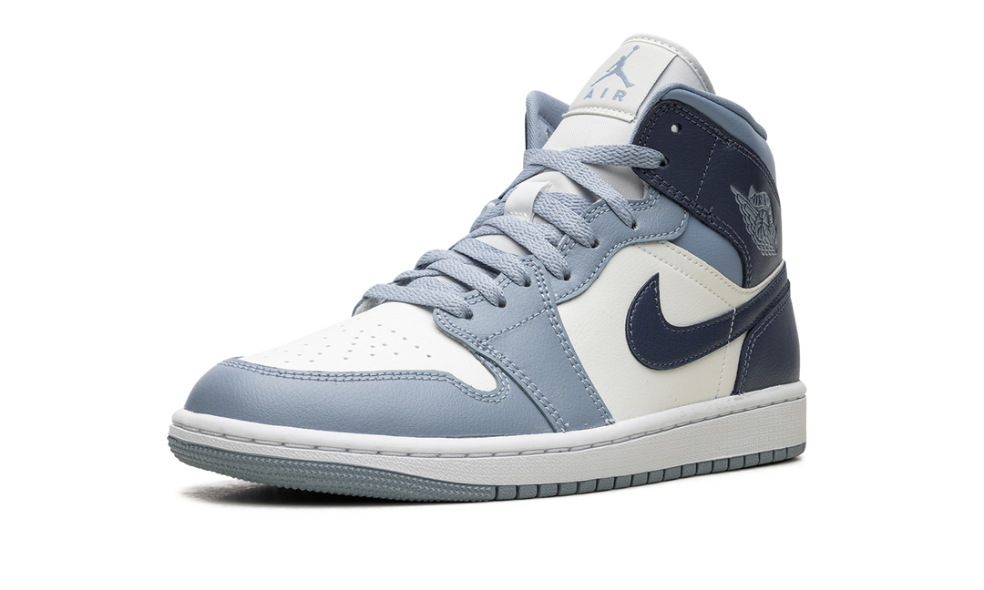 AIR JORDAN 1 MID DIFFUSED BLUE WOMENS