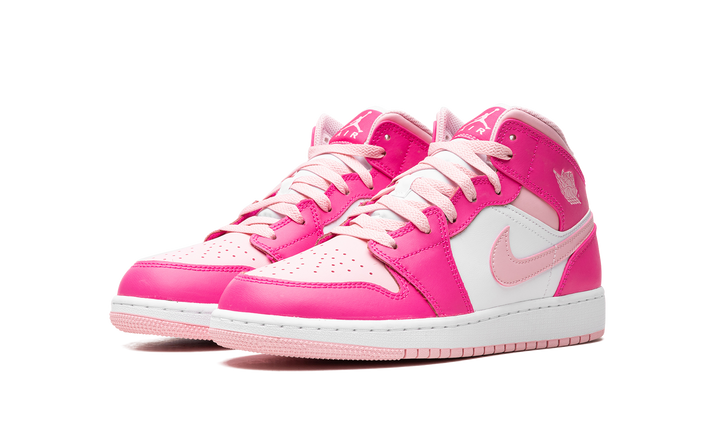 AIR JORDAN 1 MID FIERCE PINK GS
