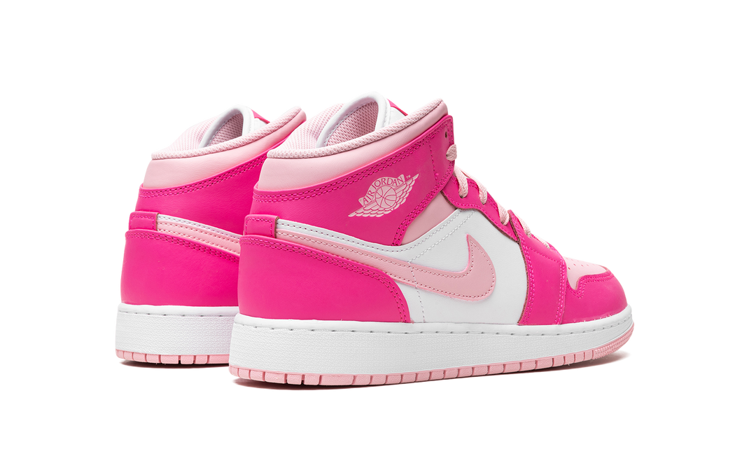 AIR JORDAN 1 MID FIERCE PINK GS