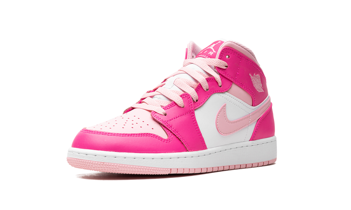 AIR JORDAN 1 MID FIERCE PINK GS