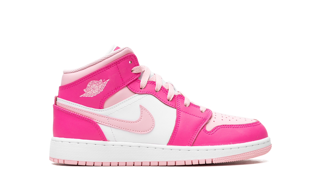 AIR JORDAN 1 MID FIERCE PINK GS