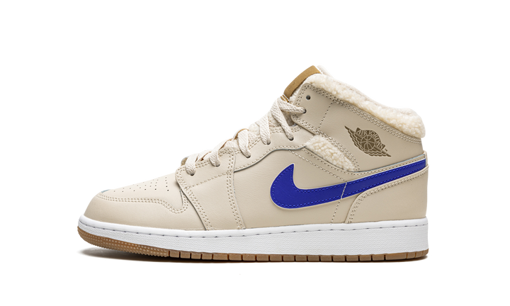AIR JORDAN 1 MID FLEECE PEARL WHITE GS