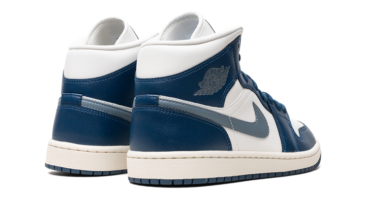 AIR JORDAN 1 MID FRENCH BLUE WHITE WOMENS