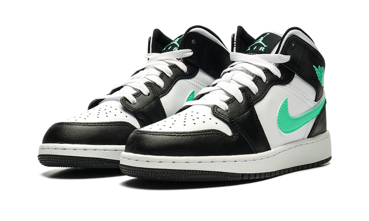 AIR JORDAN 1 MID GREEN GLOW GS