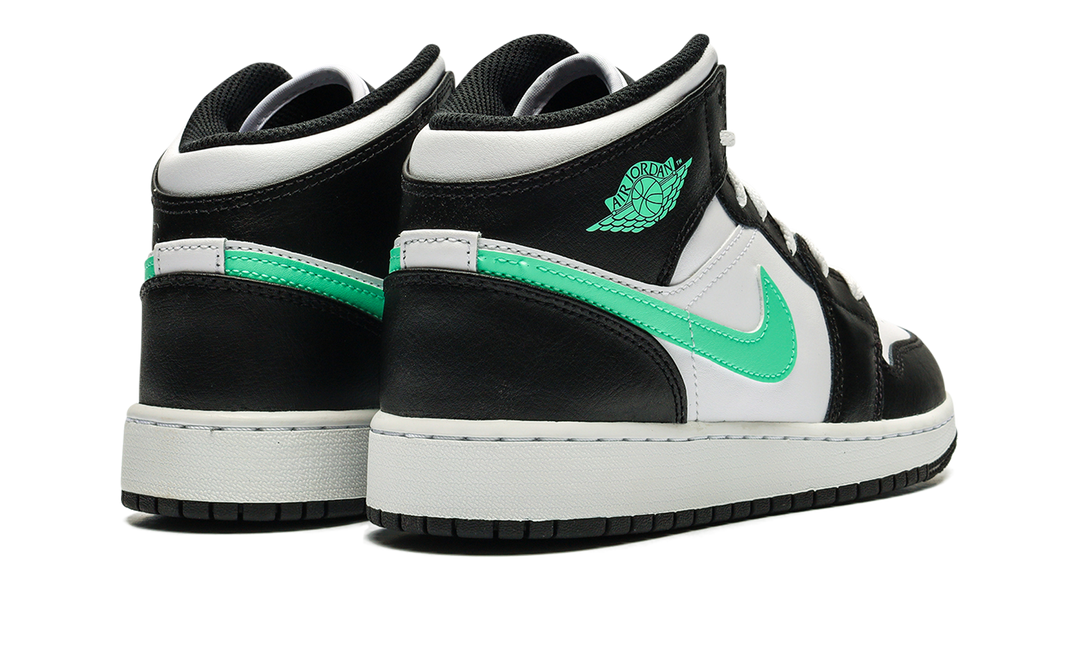AIR JORDAN 1 MID GREEN GLOW GS
