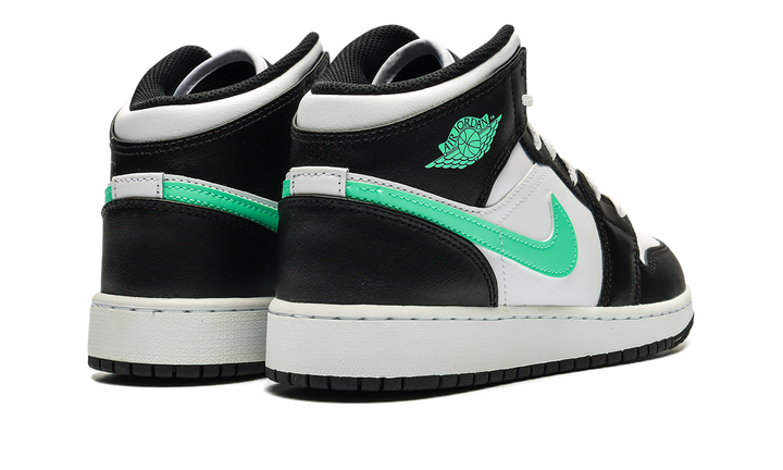 AIR JORDAN 1 MID GREEN GLOW GS