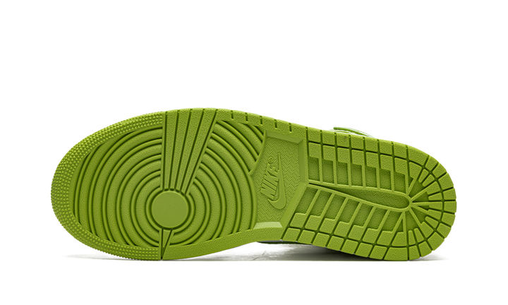AIR JORDAN 1 MID GREEN PYTHON WOMENS