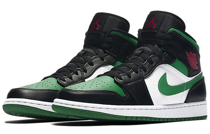 AIR JORDAN 1 MID GREEN TOE