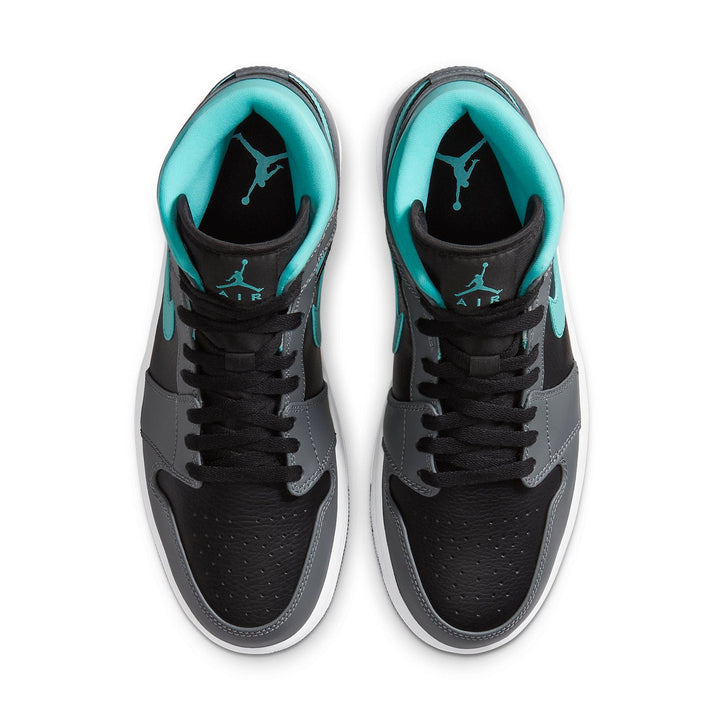 AIR JORDAN 1 MID GREY AQUA