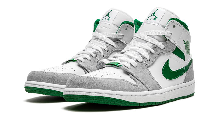 AIR JORDAN 1 MID GREY GREEN