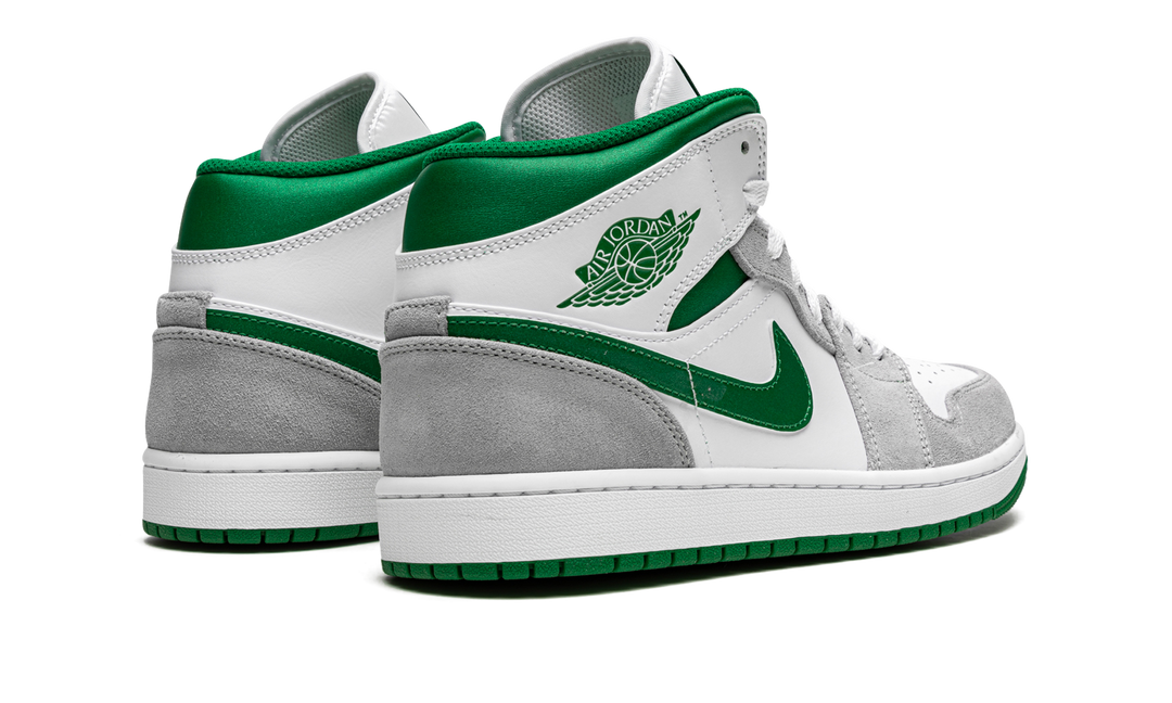 AIR JORDAN 1 MID GREY GREEN