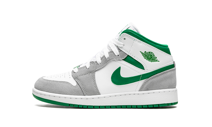 AIR JORDAN 1 MID GREY GREEN GS