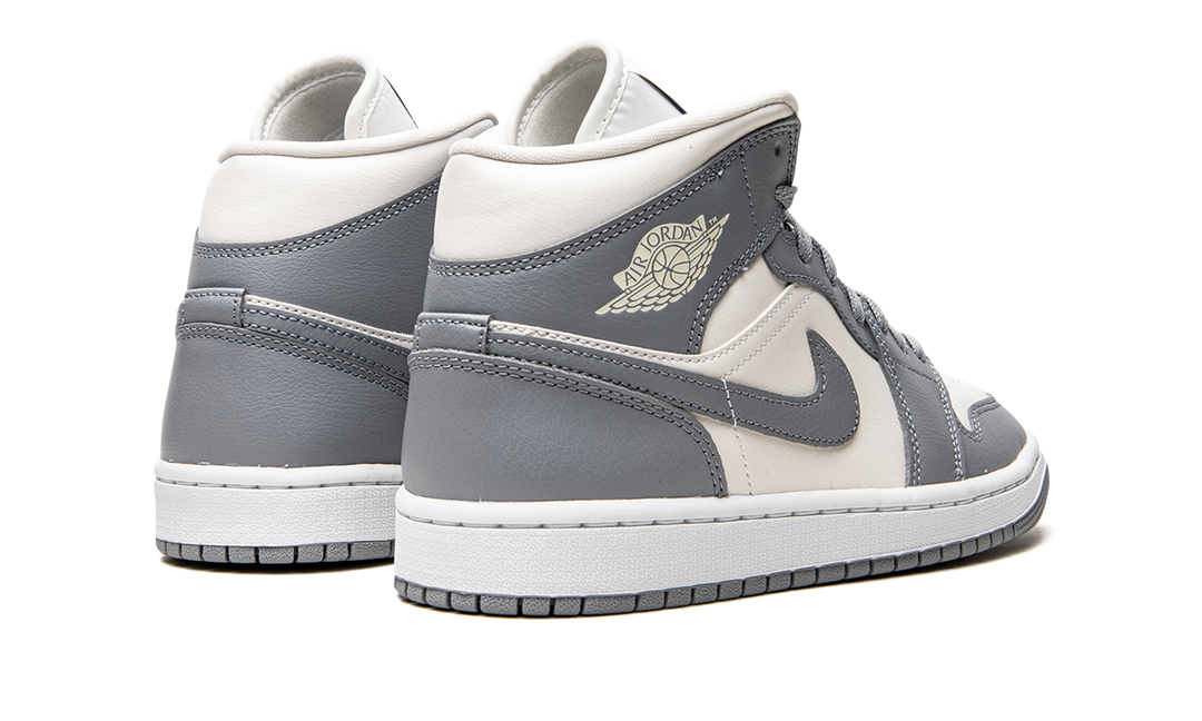 AIR JORDAN 1 MID GREY SAIL WOMENS