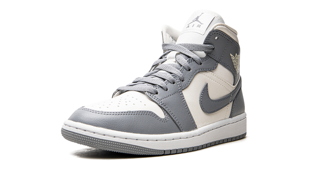 AIR JORDAN 1 MID GREY SAIL WOMENS